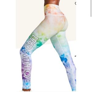 Peloton pride leggings Lead with love